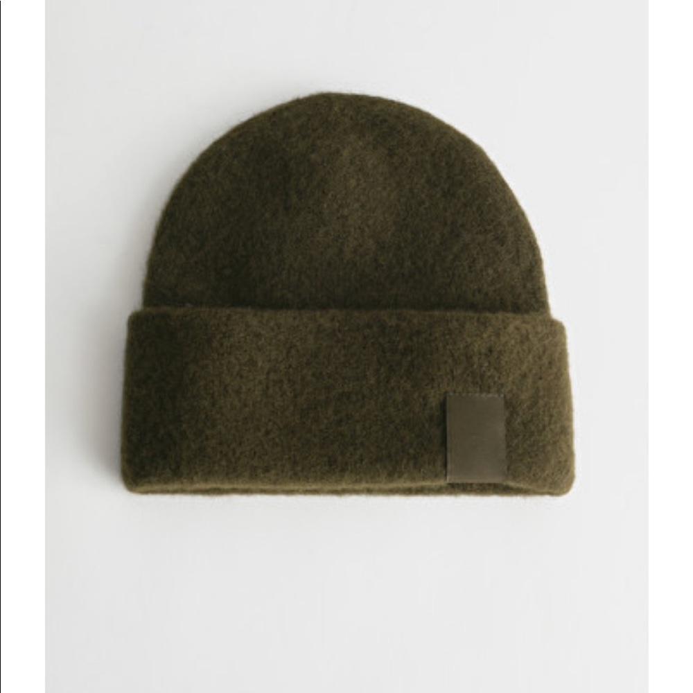 Fuzzy Wool Blend Beanie